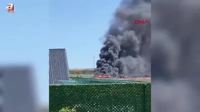 Çatalca’da TIR alev alev yandı