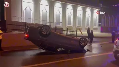 Gemlik’te otomobil takla attı: 3 yaralı