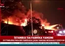 İstanbul’da fabrika yangını