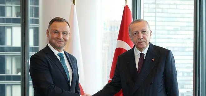 Son dakika | Başkan Erdoğan Polonya Cumhurbaşkanı Duda ile görüştü
