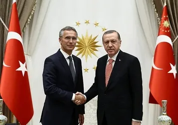 Erdoğan, NATO Genel Sekreteri Stoltenberg'i kabul etti