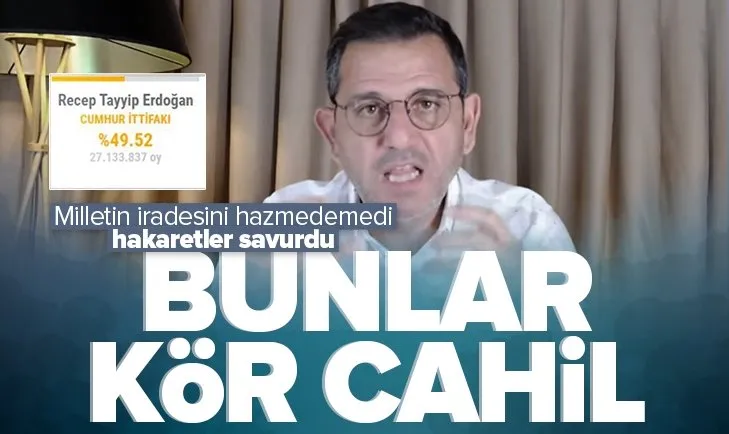 Milletin iradesini hazmedemeyen Fatih Portakal'dan skandal sözler: Bunlar kör cahil