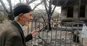 Orman işçilerine ikram etti!