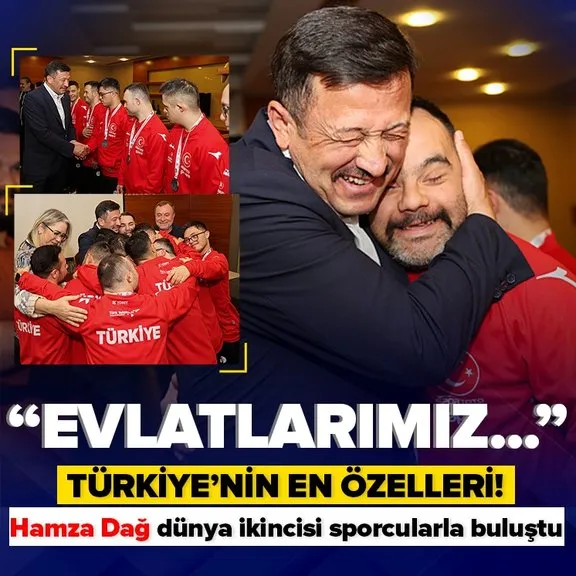 Cumhur İttifakı İzmir adayı Hamza Dağ dünya ikincisi özel sporcularla buluştu: Kendi evlatlarımız gibi...