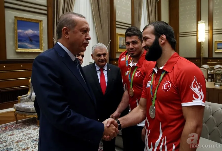 Erdoğan, Rio 2016 Olimpiyat Oyunlarında madalya kazanan Türk sporcuları kabul etti 6