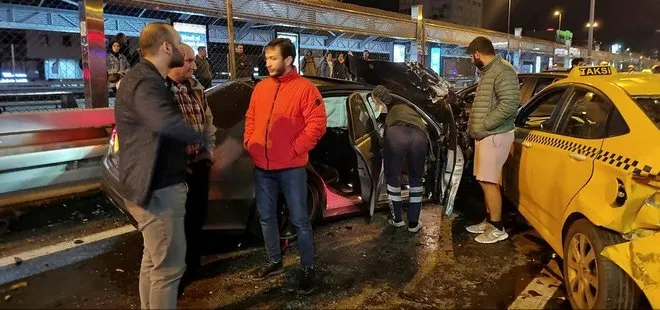 İstanbul’da gece yarısı 15 araçlık zincirleme kaza! Mecidiyeköy’de çok sayıda yaralı var