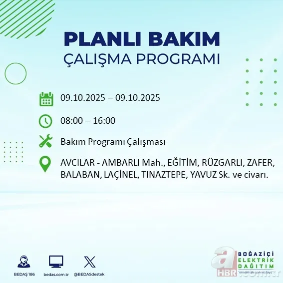 Hazırlıklı olun! İstanbul’da 20 ilçede elektrik kesintisi: Hangi ilçelerde kesinti olacak, ne zaman gelecek? 3