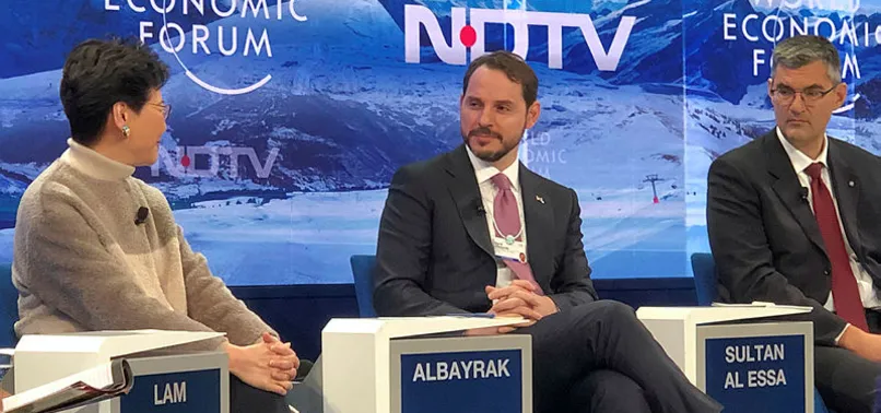 Son dakika: Bakan Berat Albayrak'tan Davos'ta flaş mesajlar