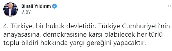 Son dakika: AK Parti Genel Başkanvekili Binali Yıldırım'dan darbe imalı bildiriye sert tepki - 5