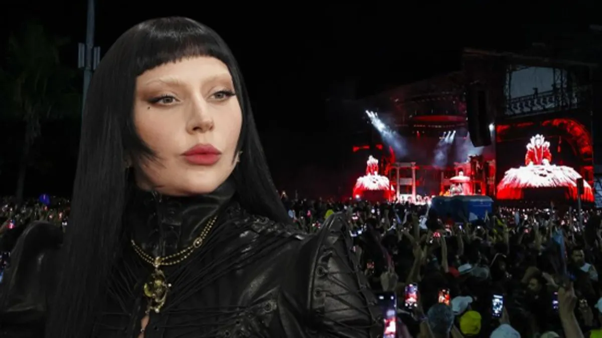 Lady Gaga'nın 2 milyonluk konserinde bombalı saldırı paniği! 2 gözaltı