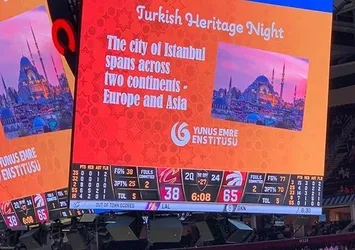 NBA'de, Yunus Emre Enstitüsünün katkılarıyla Türkiye gecesi yapıldı