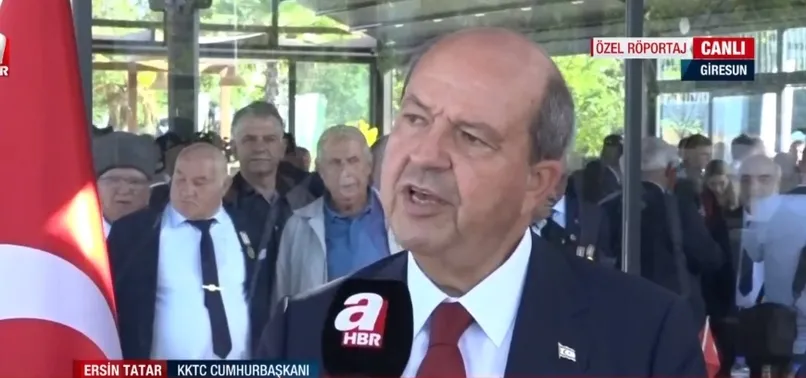 MHP lideri Bahçeli'nin Kıbrıs Devleti çıkışı! KKTC Cumhurbaşkanı Ersin Tatar A Haber'e konuştu
