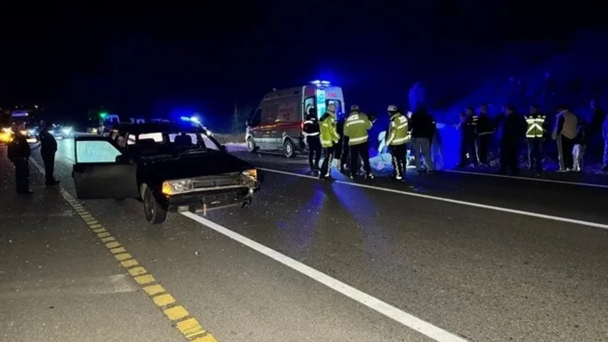 Bartın'da otomobilin çarptığı yaya öldü