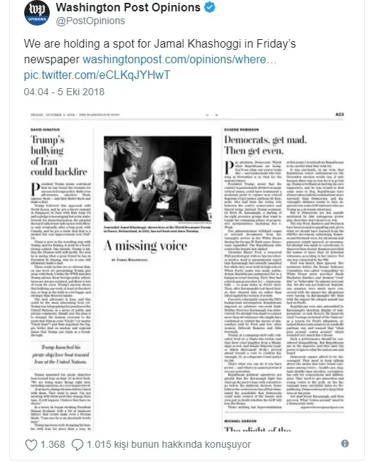 ABD'li gazeteci ve siyasetçilerden 'Kaşıkçı tepkisi' - 2