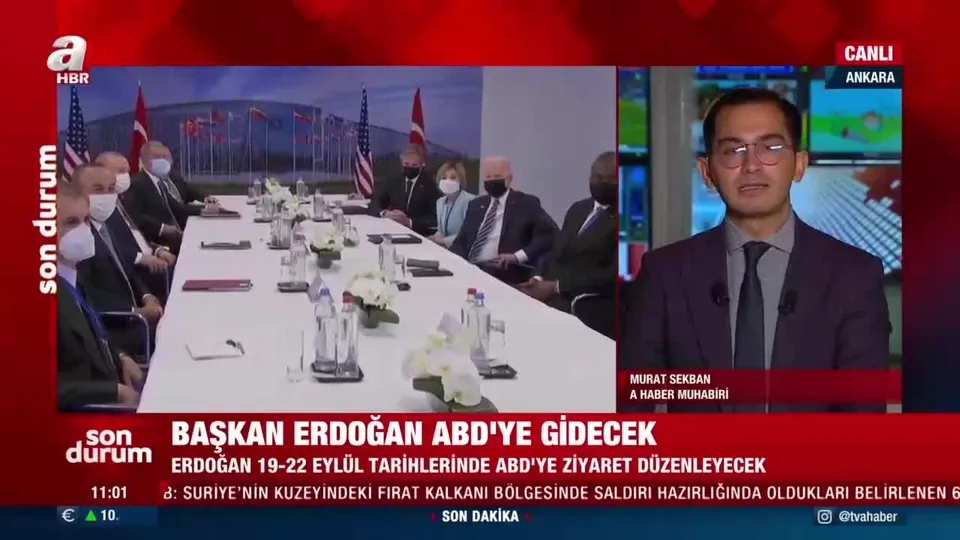 Başkan Recep Tayyip Erdoğan ABD’ye gidecek