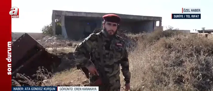 A Haber Tel Rıfat ve Halep İdlib'de! İşte Esad rejiminin çekildiği sokaklar - 1