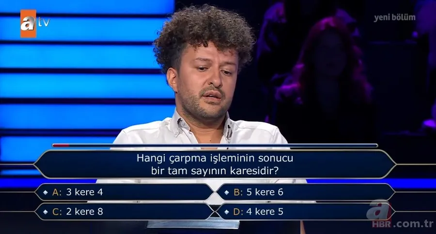 Milyoner’de heyecan dolu anlar! 500 binlik soruda risk aldı 12