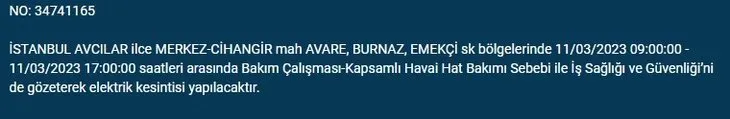 BEDAŞ son dakika duyurdu! İstanbul’da hafta sonu 14 ilçede elektrik kesintisi! İşte saat saat o liste...