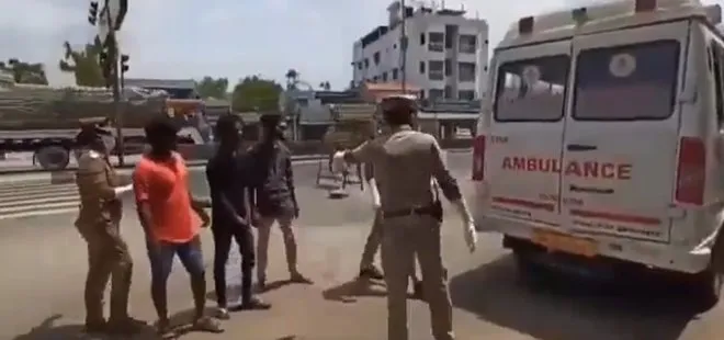 Hint polisinden akılalmaz ceza! Yasağı delenleri virüslü hastanın yanına bindirdiler