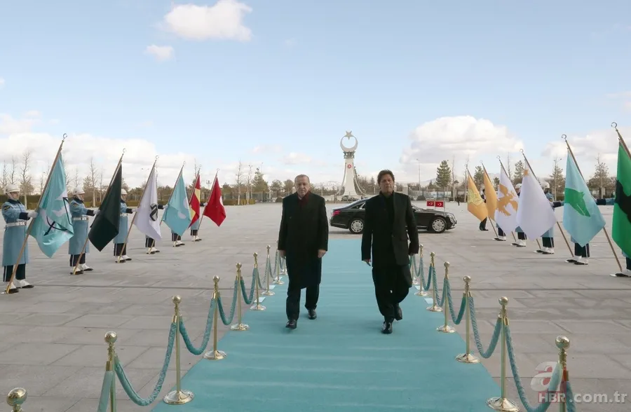 Başkan Erdoğan, Pakistan Başbakanı Khan’ı kabul etti 3