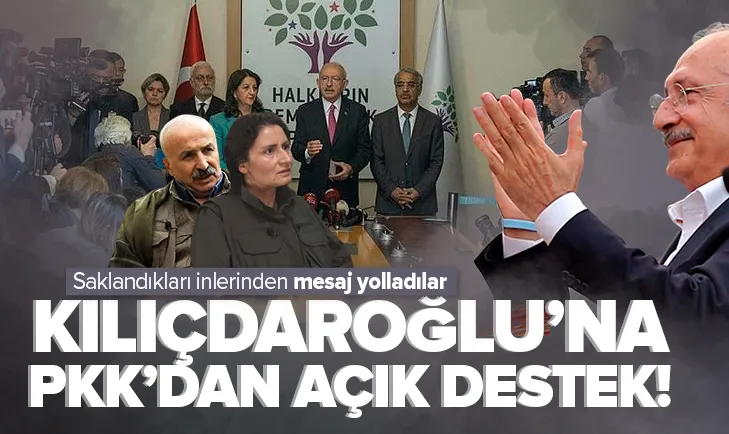 Kılıçdaroğlu’na PKK’dan açık destek!