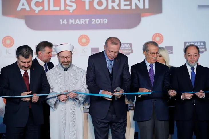 Başkan Erdoğan Bilkent Şehir Hastanesini açtı! Açılıştan dikkat çeken kareler...
