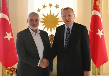 İstanbul'da Gazze diplomasisi! Başkan Erdoğan Hamas lideri Haniye görüşmesi sona erdi