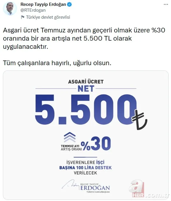 Asgari ücret zammı son dakika: 2022 Temmuz zammı asgari ücret ne kadar, kaç TL oldu? Net-brüt asgari ücret... 17