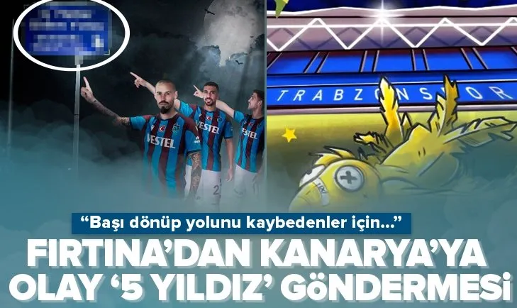Trabzonspor’dan F. Bahçe’ye olay gönderme