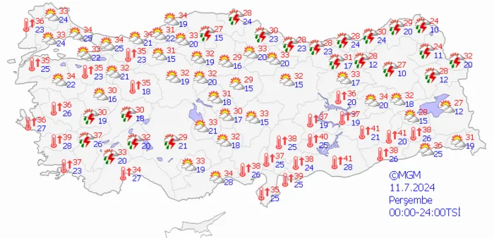 1720331932129.png Kavurucu sıcaklar yolda! 42 dereceyi göreceğiz! Bir tarafta yağış diğer tarafta güneş... - 9