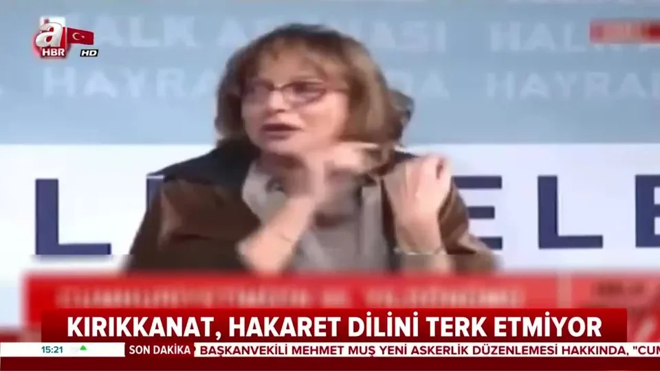Mine Kırıkkanat yine nefret kustu | Video