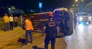 Kahramanmaraş’ta işçi servisi devrildi! 9 yaralı