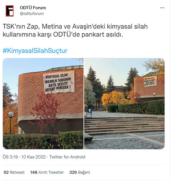 Türk gençleri ODTÜ'deki skandala geçit vermedi! İftara dolu paçavra indirildi yerine Türk bayrağı asıldı - 2