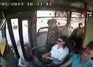 Yaşlı kadın otobüsten böyle düşmüştü...