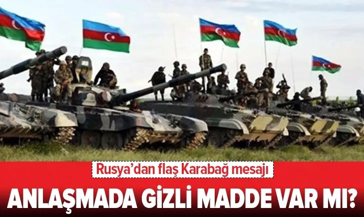 Rusya'dan flaş Karabağ anlaşması açıklaması