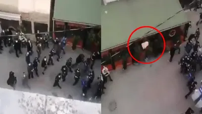 DHKP-C’liler polisin kafasına tuğla attı