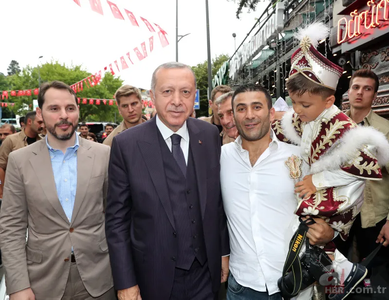 Başkan Erdoğan'dan Çengelköy'de esnaf ziyareti 5