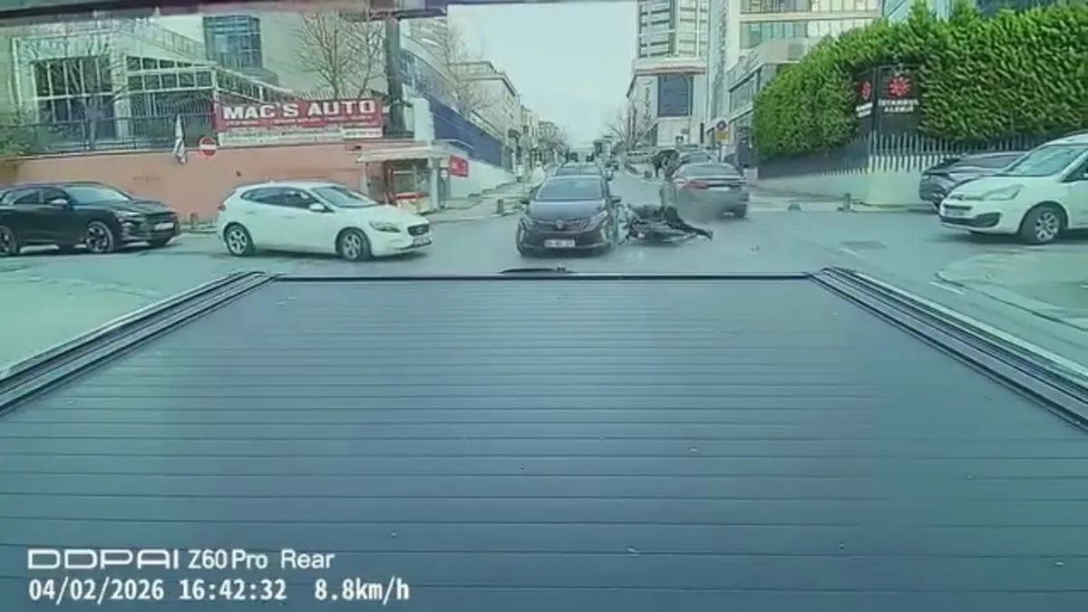 Ataşehir'de konvoy yapıp trafiği tehlikeye atan 3 şüpheli adliyeye sevk edildi