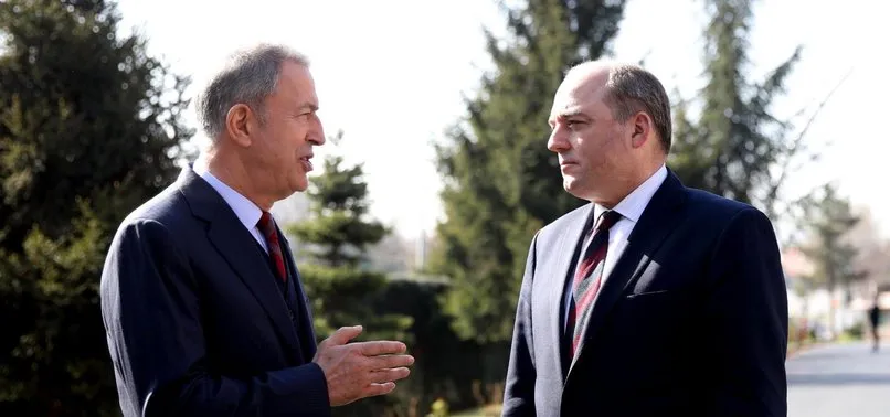 Son dakika: Bakan Hulusi Akar, Ben Wallace ile görüştü