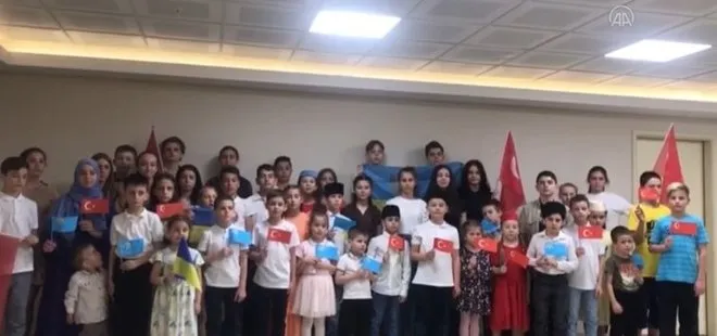 Kırım Türkü çocuklardan Emine Erdoğan’a teşekkür mesajı: Türk milletinin desteğini unutmayacağız