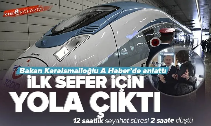 Ankara - Sivas hızlı tren hattı açılıyor