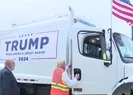 Trump çöp arabası kullandı!