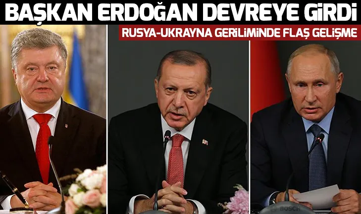 Erdoğan, Putin ve Poroşenko ile görüştü