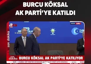 BURCU KÖKSAL AK PARTİ'YE KATILDI