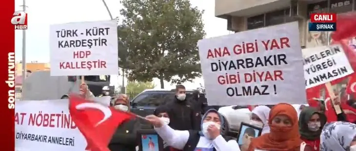 Son dakika: Şırnak’ta HDP ve PKK’ya tepki yürüyüşü