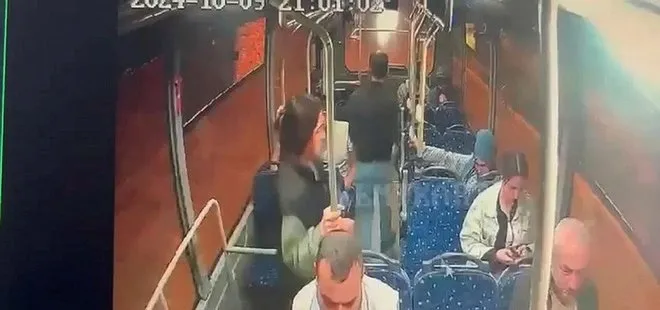 Özel halk otobüsünde dehşet! Defalarca bıçakladı