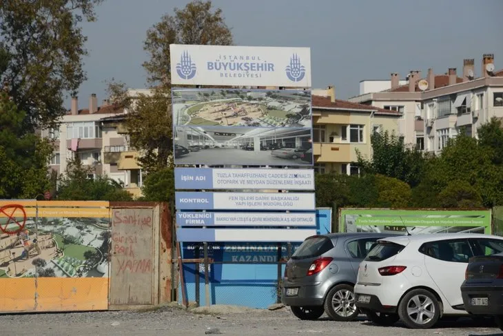 CHP’li İBB Tuzla’da başlanmış projeleri durdurdu