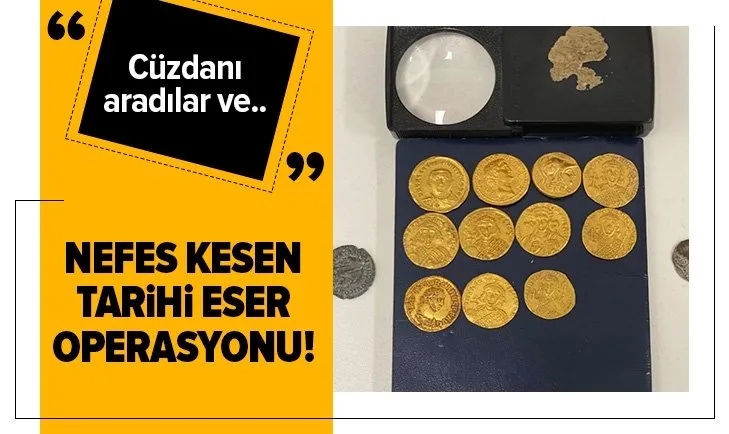 İstanbul Havalimanı’nda nefes kesen tarihi eser operasyonu! Bizans ve Roma dönemi sikkelerini yurt dışına kaçıracaktı