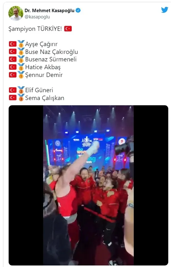 Başkan Erdoğan'dan Dünya Kadınlar Boks Şampiyonası'nda madalya kazanan sporculara tebrik - 4