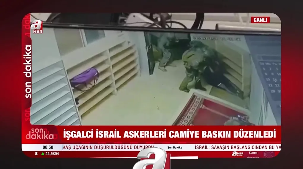 İŞGALCİLER CAMİYE BASKIN DÜZENLEDİ!